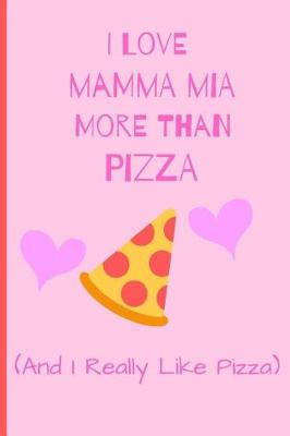 Book cover for I Love Mamma Mia More Than Pizza (and i really like pizza)