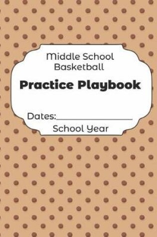 Cover of Middle School Basketball Practice Playbook Dates