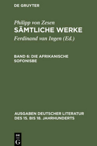 Cover of Die Afrikanische Sofonisbe