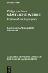 Book cover for Die Afrikanische Sofonisbe