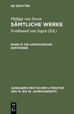 Cover of Die Afrikanische Sofonisbe