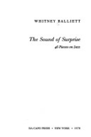 Cover of The Sound of Surprise