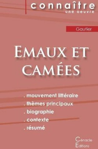 Cover of Fiche de lecture Emaux et Camees de Theophile Gautier (Analyse litteraire de reference et resume complet)