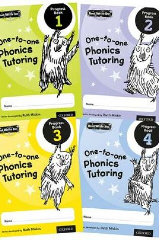 Cover of Read Write Inc Phonics One-to-One Phonics Tutoring Progress Book Mixed Pack of 4