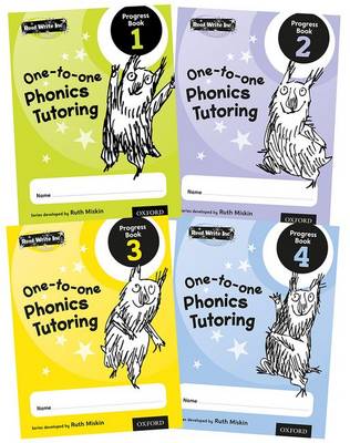 Book cover for Read Write Inc Phonics One-to-One Phonics Tutoring Progress Book Mixed Pack of 4