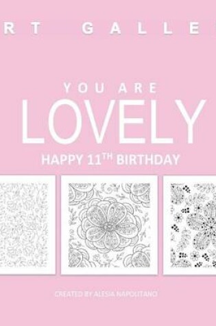 Cover of Lovely Happy 11th Birthday