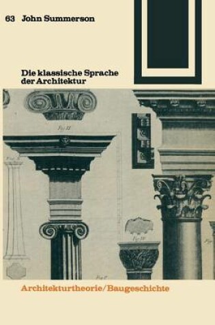 Cover of Die Klassische Sprache Der Architektur