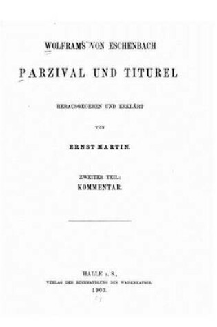 Cover of Wolfram's von Eschenbach Parzival und Titurel