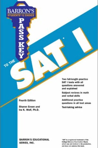 Cover of Pass Key to the SAT 1