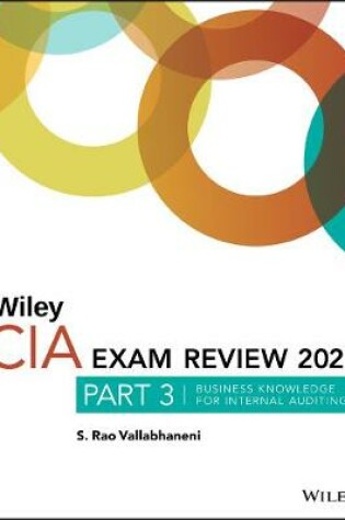 Cover of Wiley CIA Exam Review 2020, Part 3