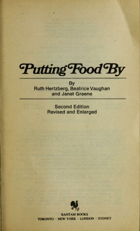 Book cover for Putting Food by