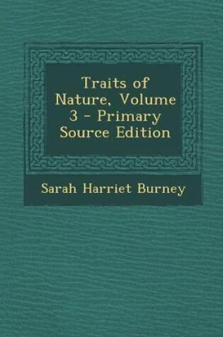 Cover of Traits of Nature, Volume 3