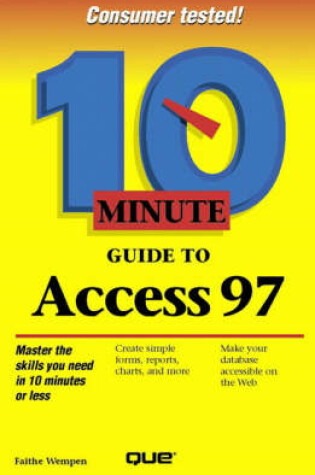 Cover of 10 Minute Guide to Access 97