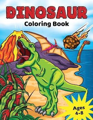 Book cover for Dinosaur Coloring Book