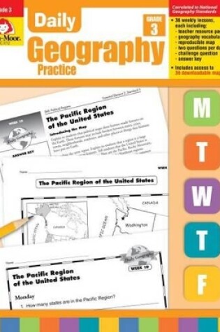 Cover of Daily Geography Practice Grade 3