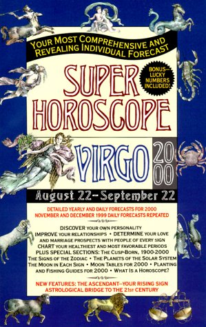 Book cover for Super Horoscope: Virgo 2000