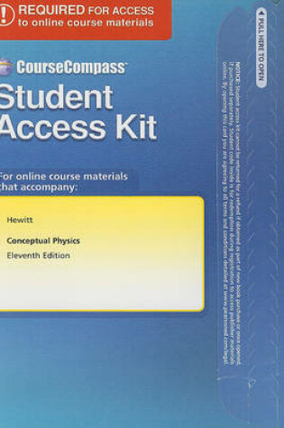 Cover of CourseCompass Student Access Code Card for Conceptual Physics