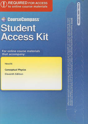 Book cover for CourseCompass Student Access Code Card for Conceptual Physics