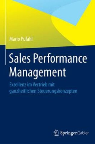 Cover of Sales Performance Management