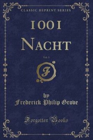 Cover of 1001 Nacht, Vol. 1 (Classic Reprint)