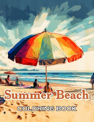 Book cover for Summer Beach Coloring Book for Adults