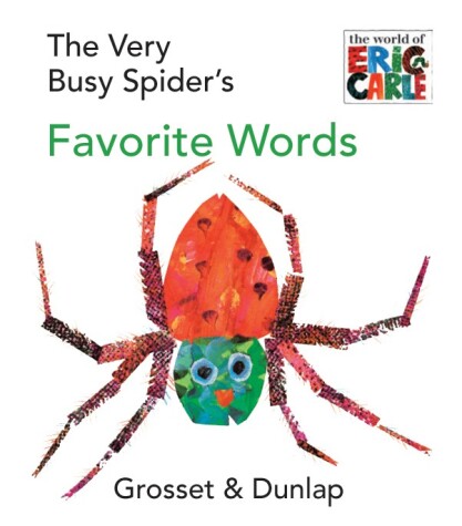 Book cover for The Very Busy Spider's Favorite Words