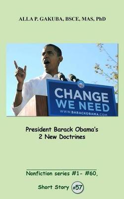 Book cover for President Barack Obama's 2 New Doctrines.