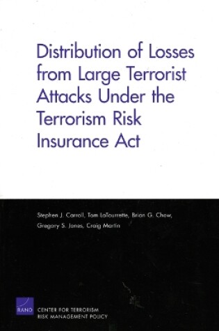 Cover of Distribution of Losses from Large Terrorist Attacks Under the Terrorism Risk Insurance Act (2005)