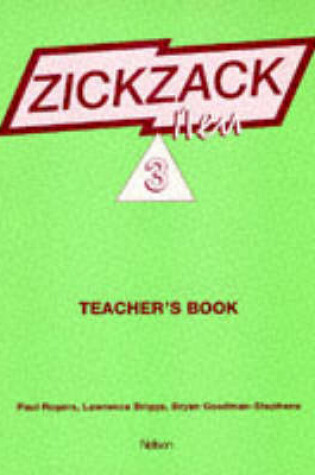 Cover of Zickzack Neu 3 New German Spelling - Teacher's Book