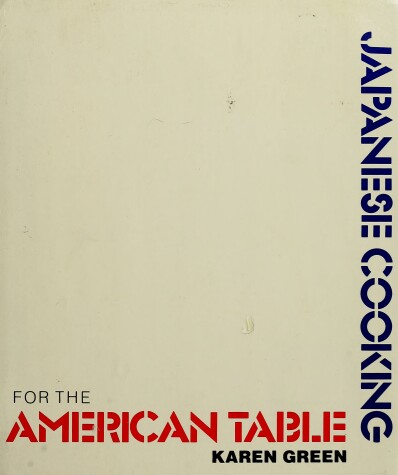 Book cover for Japanese Cooking for the American Table