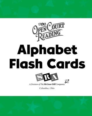 Cover of Open Court Reading, Alphabet Flash Cards, Level K-1