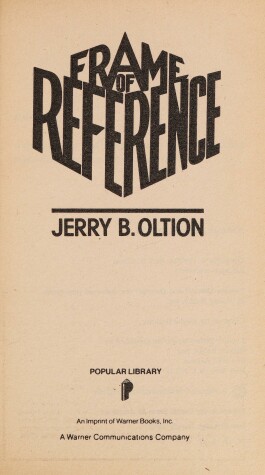 Cover of Frame of Reference
