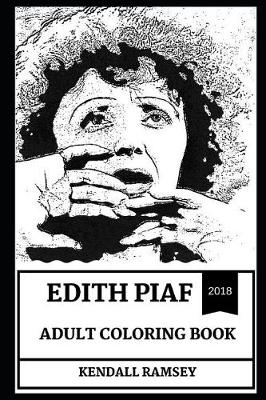 Cover of Edith Piaf Adult Coloring Book