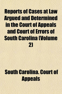 Book cover for Reports of Cases in Equity (Volume 2)