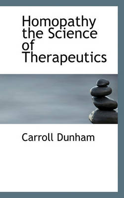 Book cover for Homopathy the Science of Therapeutics