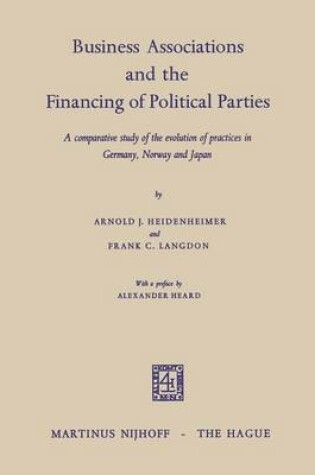 Cover of Business Associations and the Financing of Political Parties