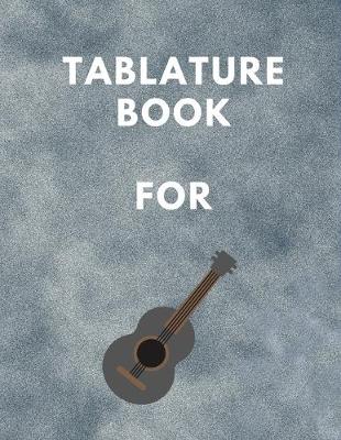 Book cover for Tablature Book For Guitar