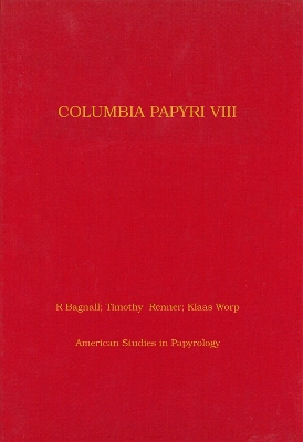 Book cover for Columbia Papyri VIII