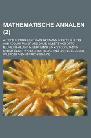 Cover of Mathematische Annalen (2)