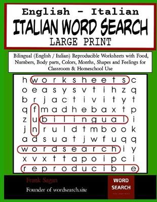 Book cover for Italian Word Search