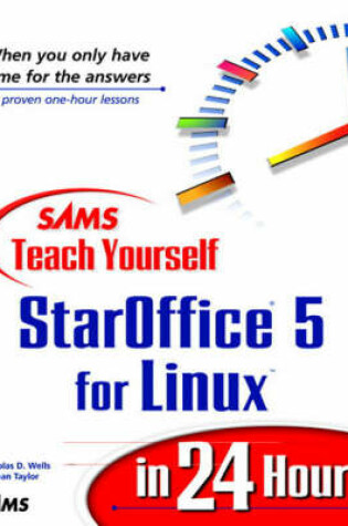 Cover of Sams Teach Yourself StarOffice 5 for Linux in 24 Hours