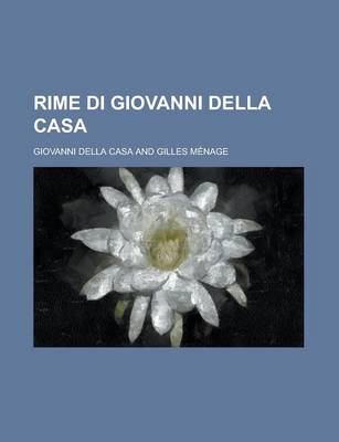 Book cover for Rime Di Giovanni Della Casa