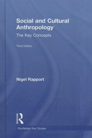 Cover of Social and Cultural Anthropology: The Key Concepts