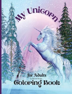 Book cover for My Unicorn Coloring Book for Adults