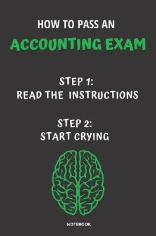 Cover of Notebook How to Pass an Accounting Exam