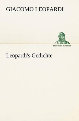 Book cover for Leopardi's Gedichte