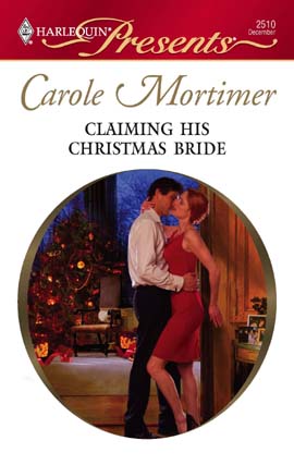 Book cover for Claiming His Christmas Bride