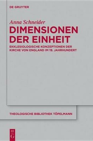 Cover of Dimensionen der Einheit