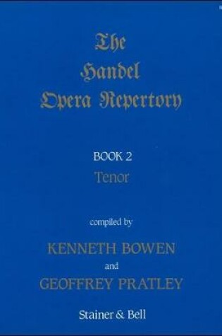 Cover of Handel Opera Repertory