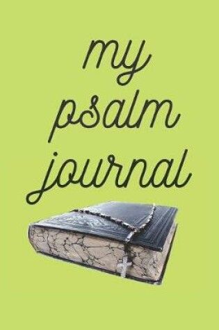 Cover of My Psalm Journal